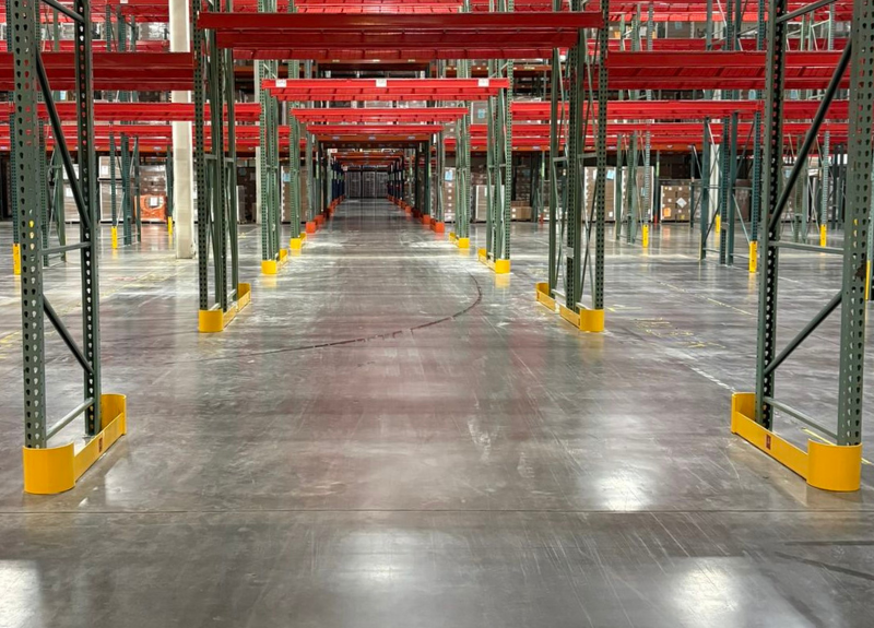 Curved End of Aisle Rack Guards