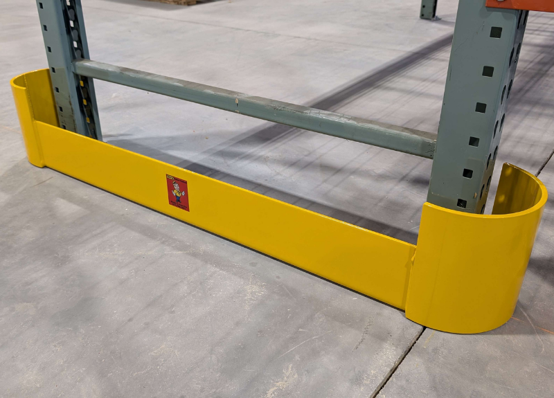 Curved End of Aisle Rack Guards