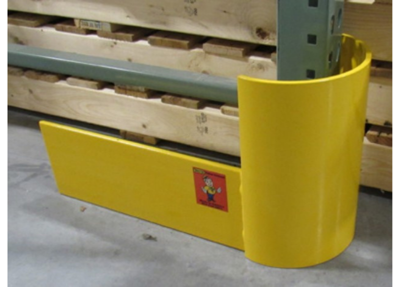 Curved End of Aisle Rack Guards